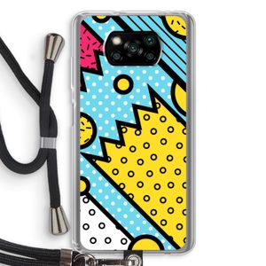 Pop Art #1: Xiaomi Poco X3 NFC Transparant Hoesje met koord
