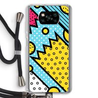 Pop Art #1: Xiaomi Poco X3 NFC Transparant Hoesje met koord