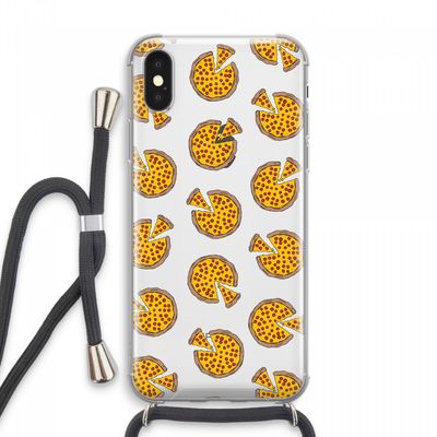 You Had Me At Pizza: iPhone XS Max Transparant Hoesje met koord