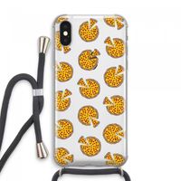 You Had Me At Pizza: iPhone XS Max Transparant Hoesje met koord