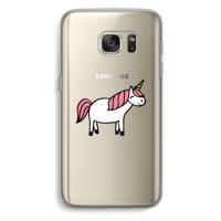 Eenhoorn: Samsung Galaxy S7 Transparant Hoesje