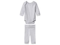 lupilu Geribde babyset (Lichtgrijs, 62/68)
