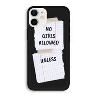 No Girls Allowed Unless: iPhone 12 Pro Biologisch afbreekbaar hoesje