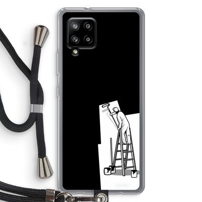 Musketon Painter: Samsung Galaxy A42 5G Transparant Hoesje met koord