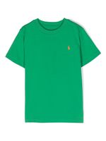 POLO RALPH LAUREN KIDS t-shirt en coton à logo brodé - Vert - thumbnail