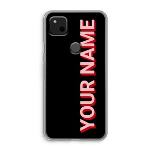 Namecase: Google Pixel 4a Transparant Hoesje