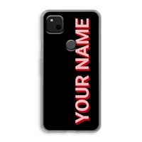 Namecase: Google Pixel 4a Transparant Hoesje Namecase: Google Pixel 4a Transparant Hoesje