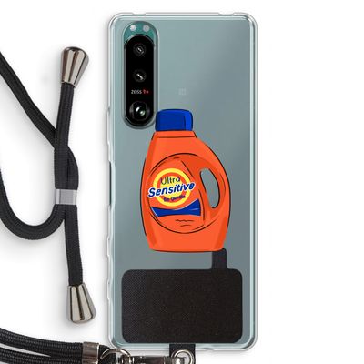 Ultra Sensitive: Sony Xperia 5 III Transparant Hoesje met koord