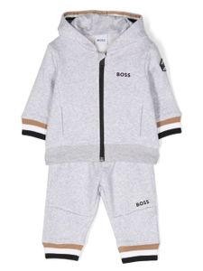 BOSS Kidswear survêtement à logo imprimé - Gris