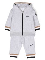 BOSS Kidswear survêtement à logo imprimé - Gris