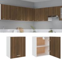 Hangkast 50x31x60 cm bewerkt hout bruin eikenkleur