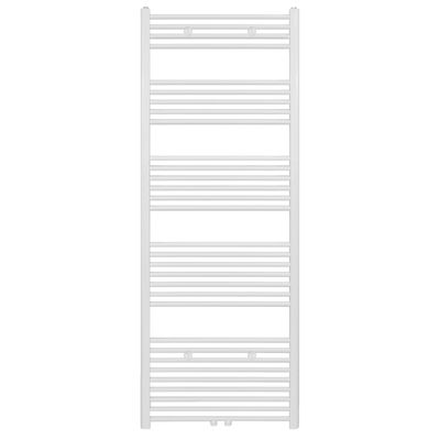Designradiator BWS Nile Gobi 180x60cm Geborsteld Mat Wit Midden/zij-aansluiting