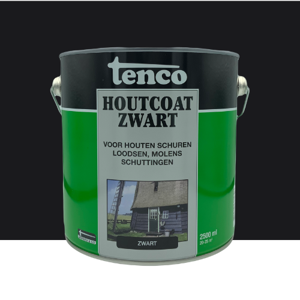 Tenco Houtcoat Zwart WB  Zijdeglans