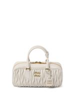 Miu Miu sac Arcadia à design matelassé - Blanc