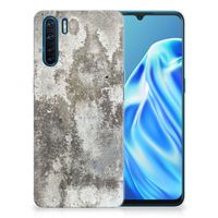 OPPO A91 TPU Siliconen Hoesje Beton Print