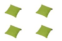 Pillow 60x60 lime piping Panama lime (4 stuks) Madison - Madison