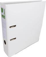 Q-CONNECT ordner, voor ft A4, uit PP en papier, met beschermrand, rug van 8 cm, wit Q-CONNECT ordner, voor ft A4, uit PP en papier, met beschermrand, rug van 8 cm, wit