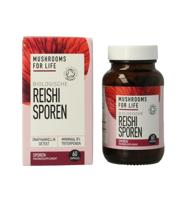 Reishi spore paddenstoel bio