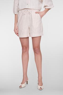 Geisha Shorts Lurex Stripe 61185-70 Korte Broeken 718 Ecru/lurex