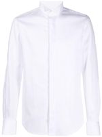 Xacus chemise ajustée à boutonnière dissimulée - Blanc
