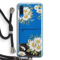 Daisies: Samsung Galaxy A50 Transparant Hoesje met koord
