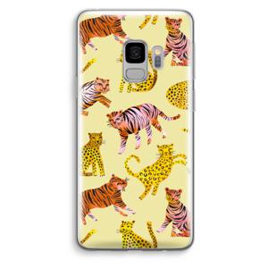 Cute Tigers and Leopards: Samsung Galaxy S9 Transparant Hoesje
