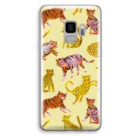 Cute Tigers and Leopards: Samsung Galaxy S9 Transparant Hoesje - thumbnail