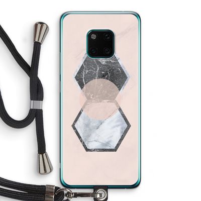 Creatieve toets: Huawei Mate 20 Pro Transparant Hoesje met koord