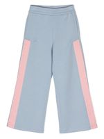 Emporio Armani Kids pantalon de jogging à logo embossé - Bleu