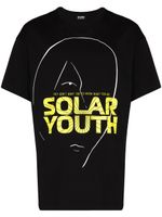 Raf Simons t-shirt à logo Solar Youth - Noir