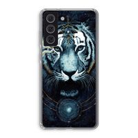 Darkness Tiger: Samsung Galaxy S21 FE Transparant Hoesje