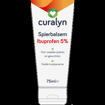 Curalyn Spierbalsem 5% Ibuprofen 75ML bij Jumbo