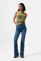 Uitlopende spijkerbroek - BLUE - 42