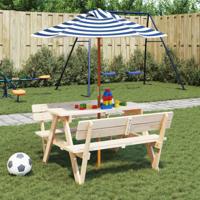 VidaXL Parasol voor kinderen met houten paal ø120x140 cm VidaXL Parasol voor kinderen met houten paal ø120x140 cm