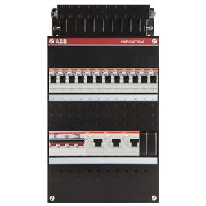 ABB Groepenkast Hafonorm - 12x achter 3x 30mA + HS 3-f Installatiekast - 1SPF006905F0770
