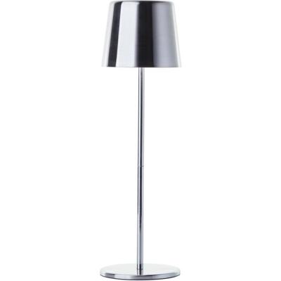 Buitentafellamp - BRILLIANT - XAANA - Oplaadbaar - Chroom - LED - 2W - 160lm - CCT - DIM - USB - IP44