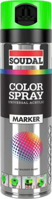 Soudal markeerspray - Fluo green Soudal markeerspray - Fluo green