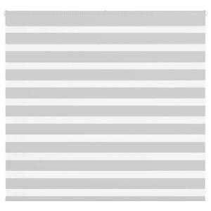 VidaXL Zebra rolgordijn 160x100 cm stofbreedte 155,9 cm lichtgrijs