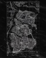 Kunstdruk Batman - Gotham City 40x50cm