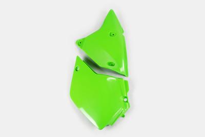 UFO PLAST Side covers ufo kawasaki green