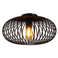 Curvato zwart plafondlamp 40cm