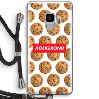 Koekerond: Samsung Galaxy S9 Transparant Hoesje met koord
