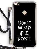 Don't Mind: Huawei Ascend P8 Lite (2017) Transparant Hoesje met koord