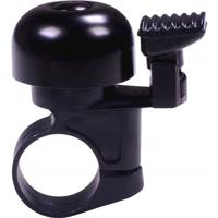 Simson fietsbel mini 32mm vaste kunststof bevestiging zwart