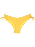 Moschino maillot de bain froncé à lien de resserrage - Jaune - thumbnail