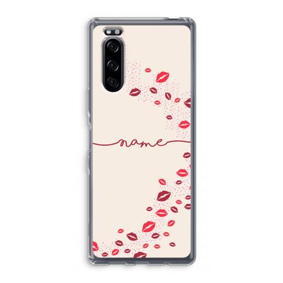 Kusjes: Sony Xperia 5 Transparant Hoesje
