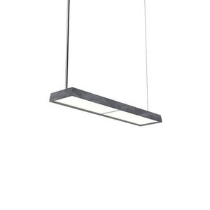 Louis Poulsen Slim Box Suspended Single Hanglamp - 3000K 3165lm Wireless Bluetooth - Opal - Aluminium