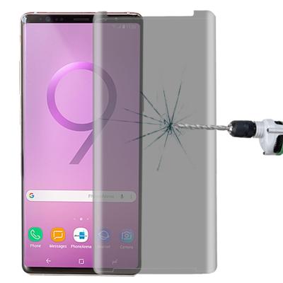 Privacy Anti-Glare 0.3 mm 9 H 3D gebogen rand getemperd glas Film voor Galaxy Note 9