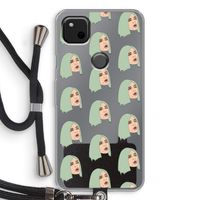King Kylie: Pixel 4a Transparant Hoesje met koord