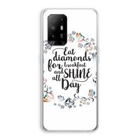 Diamonds: Oppo A94 5G Transparant Hoesje